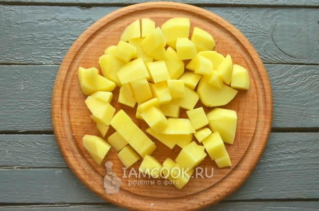 Порезать картофель