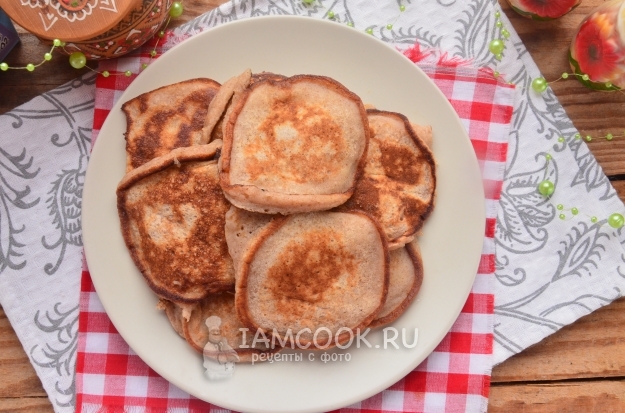 Рецепт оладий из льняной муки