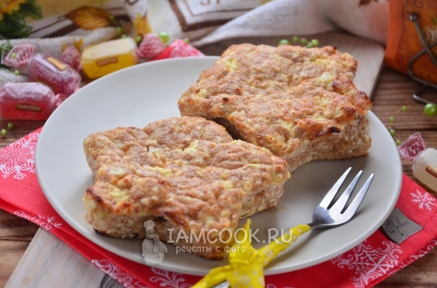 Рецепт диетических творожных кексов без муки