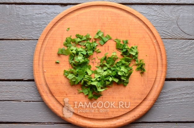 Порезать зелень