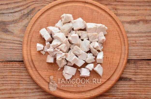 Порезать куриное филе