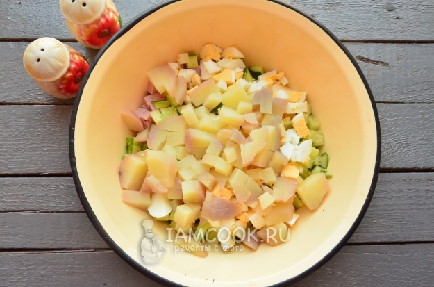 Положить картофель