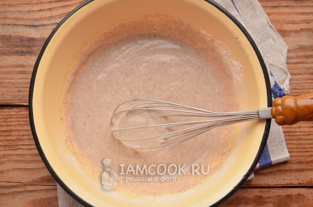 Размешать тесто