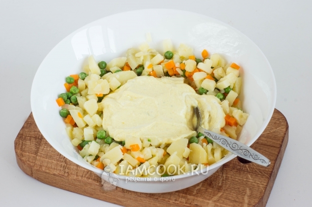 Положить заправку