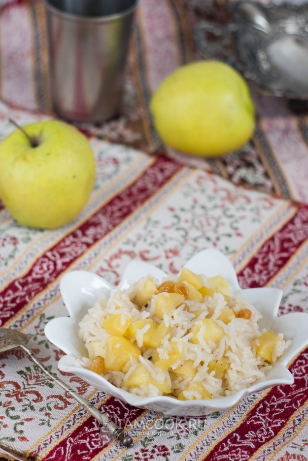 Рецепт Себ пулао (яблочного риса)