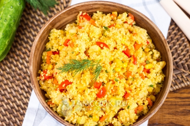 Рецепт кус-куса с овощами