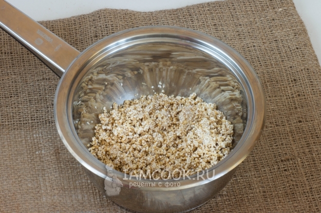 Промыть крупу