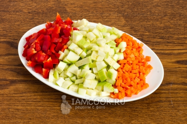 Порезать овощи