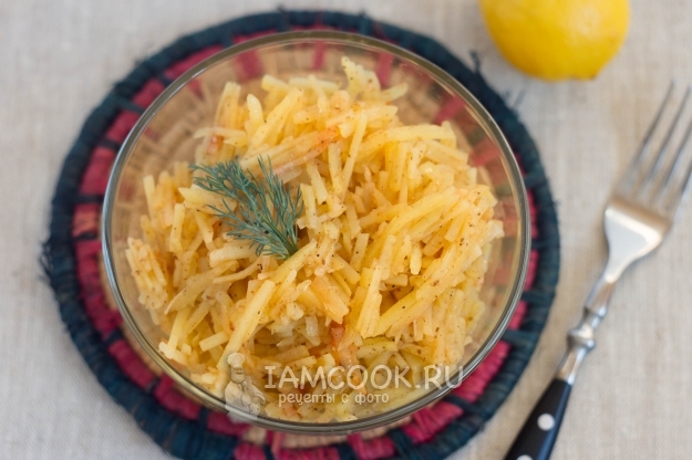 Рецепт картофеля по-корейски