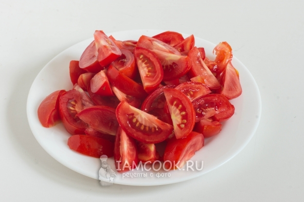 Порезать помидоры