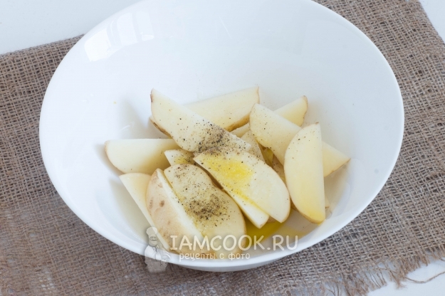 Порезать картофель