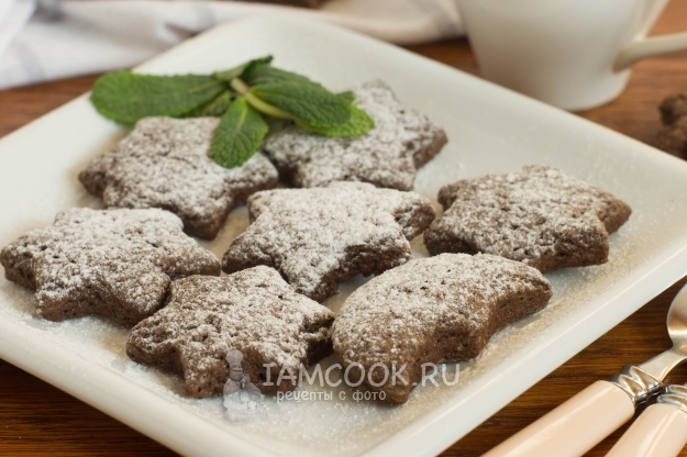 Рецепт фигурного печенья с кэробом