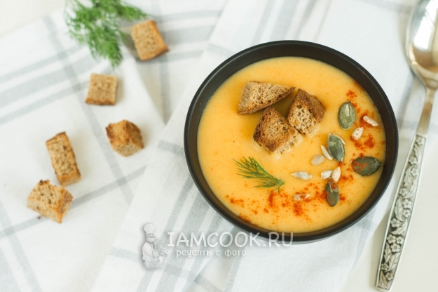 Рецепт картофельного супа-пюре с корнем сельдерея