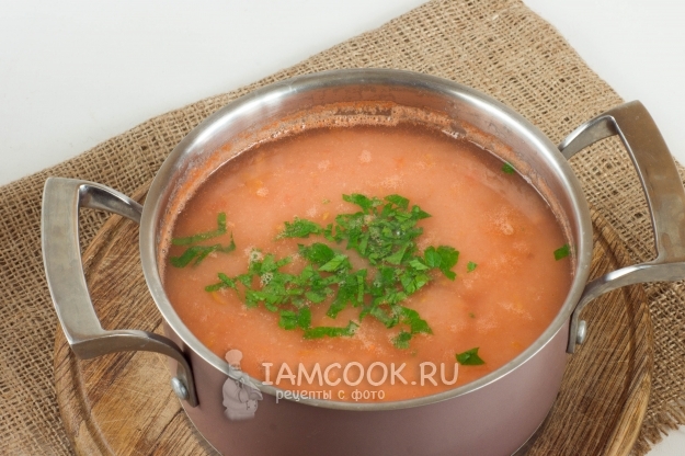 Положить зелень