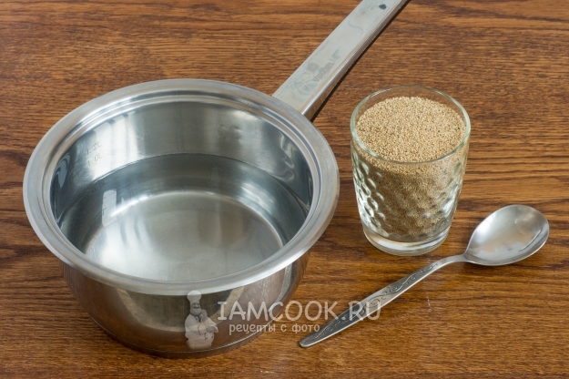 Ингредиенты для амарантовой каши (из семян амаранта)