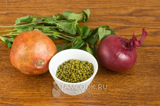 Ингредиенты для салата с машем