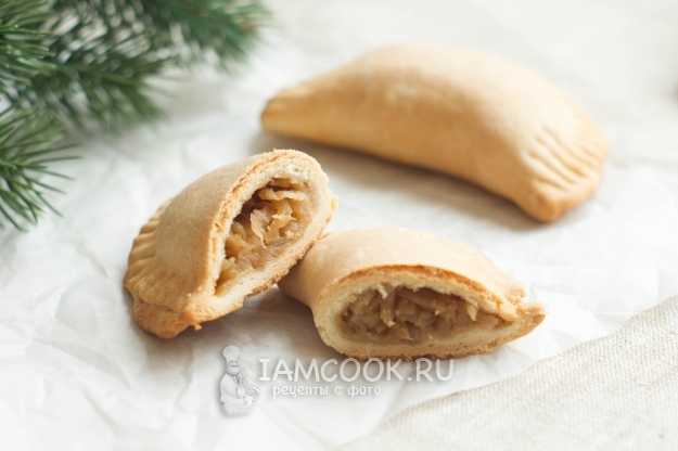 Рецепт пирожков с капустой на кефире в духовке