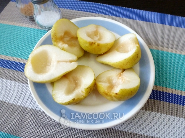 Почистить груши