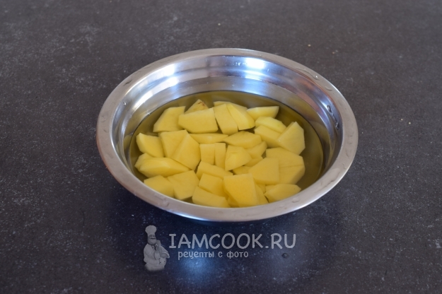 Порезать картофель