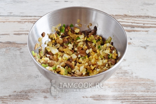 Размешать начинку