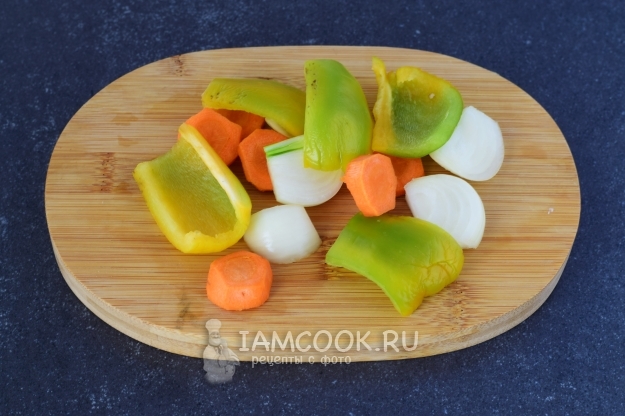 Порезать овощи