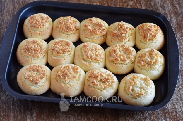 Фото песочного печенья с орехами