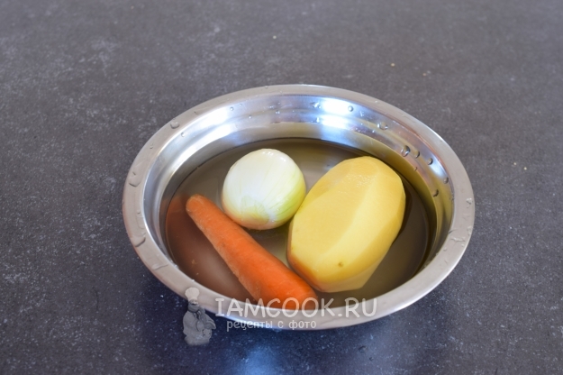 Почистить овощи