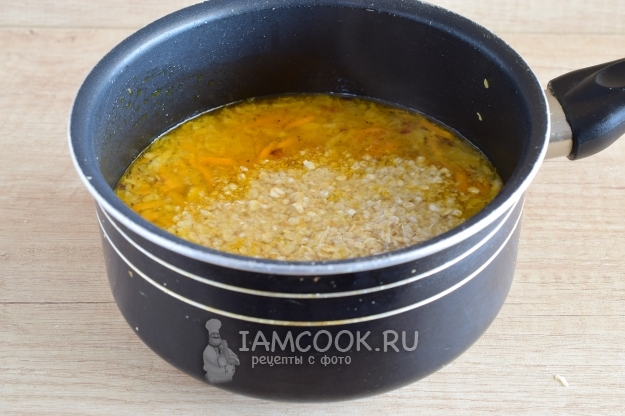 Всыпать овсяные хлопья