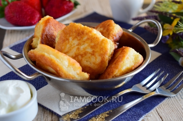 Фото оладий на майонезе