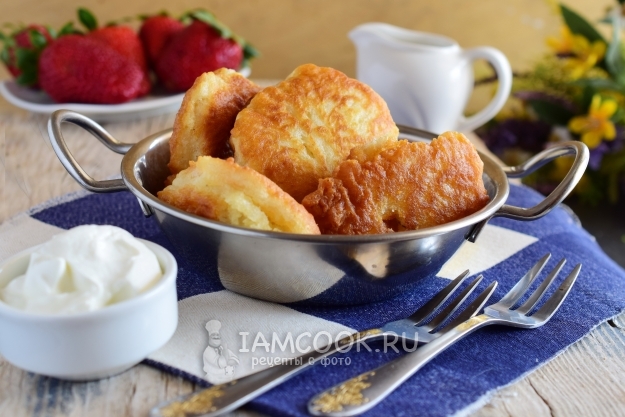 Рецепт оладий на майонезе