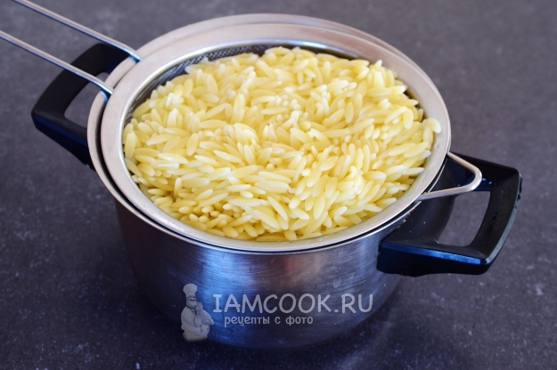 Сварить пасту орзо