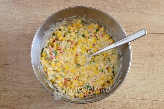 Размешать тесто