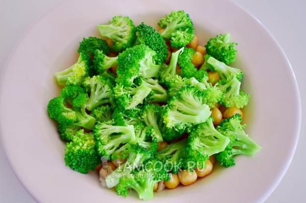 Положить капусту к нуту