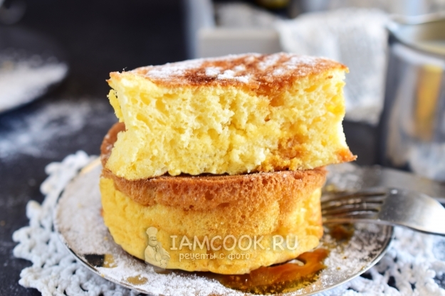 Готовые японские оладьи