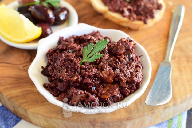 Рецепт бутербродной пасты из оливок