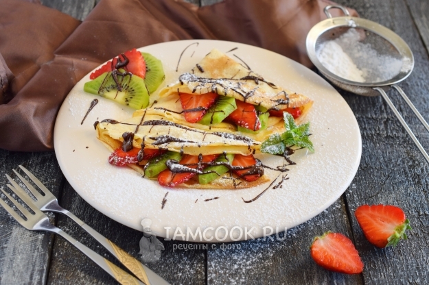 Рецепт французских блинчиков