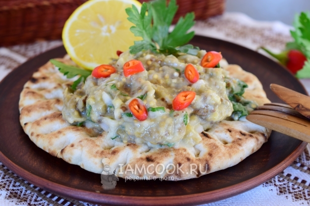 Рецепт салата «Мелидзаносалата» из баклажанов