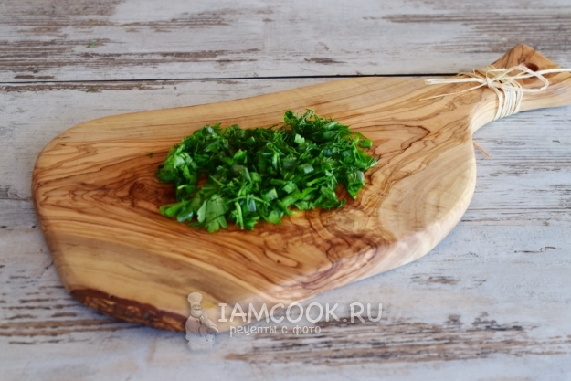 Порезать зелень