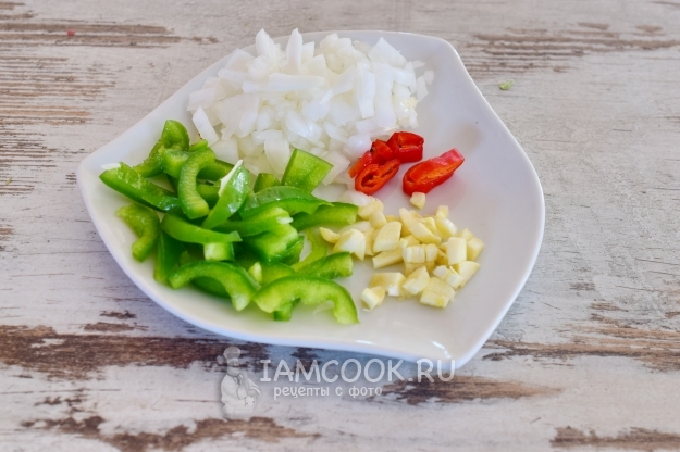 Порезать овощи