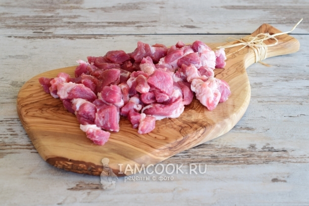 Порезать мясо