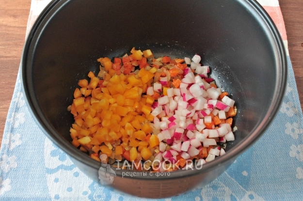 Положить редис