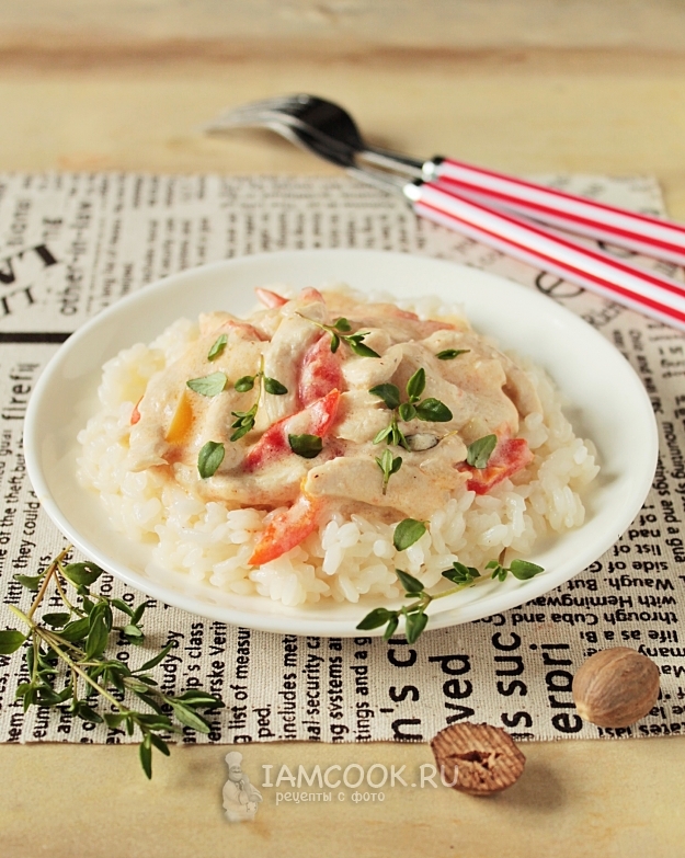 Рецепт фрикасе из курицы с овощами