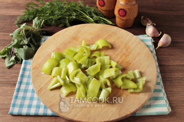 Порезать перец