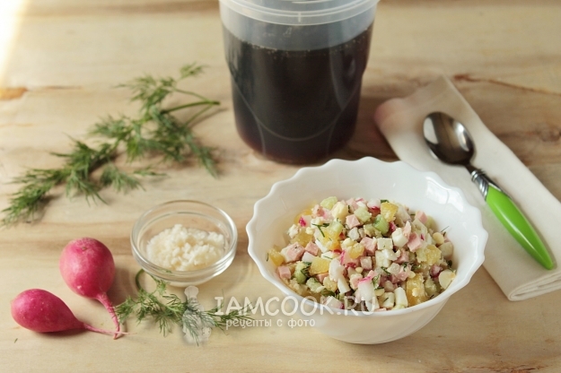 Положить смесь в тарелку