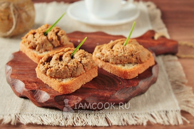 Вкусный паштет из говяжьей печени с морковью
