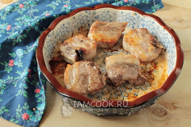 Запечь ребрышки в духовке