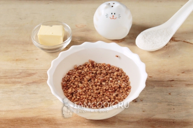 Промыть гречку