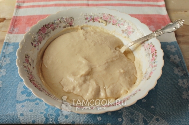 Размешать тесто