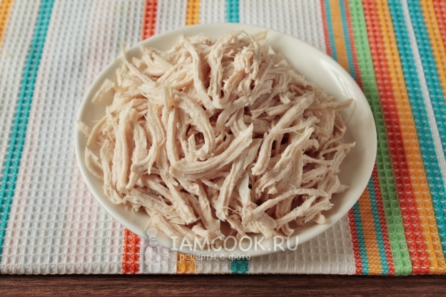 Порезать куриное филе