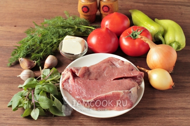 Ингредиенты для чашушули по-грузински